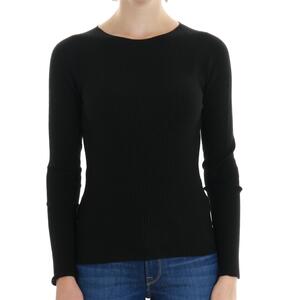 MAGLIA A COSTINE NERO